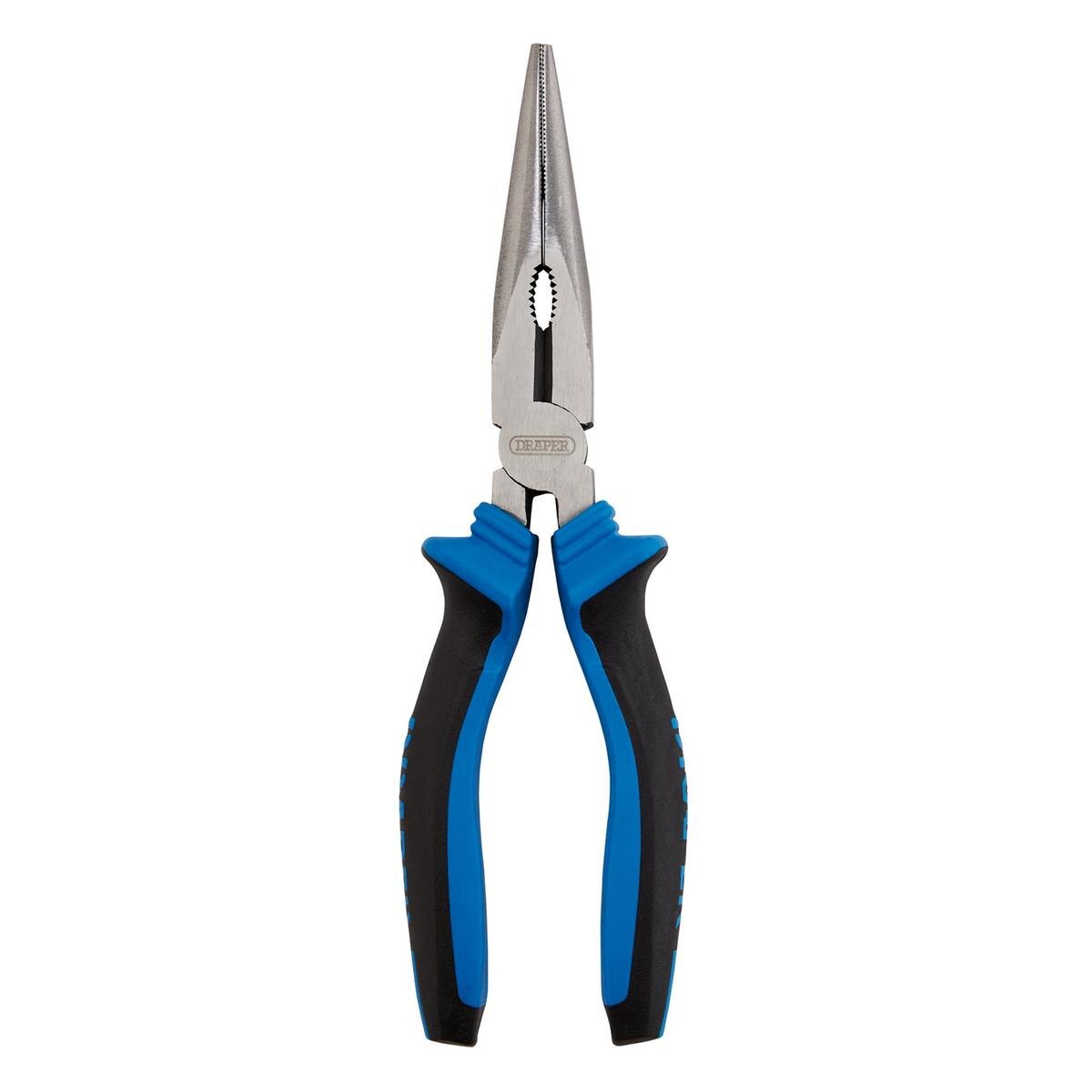 Draper Soft Grip Long Nose Pliers, 200mm - Image 2