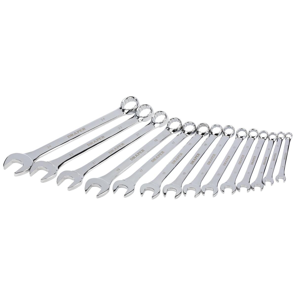 Draper HI-TORQ Metric Combination Spanner Set (14 Piece) - Image 2