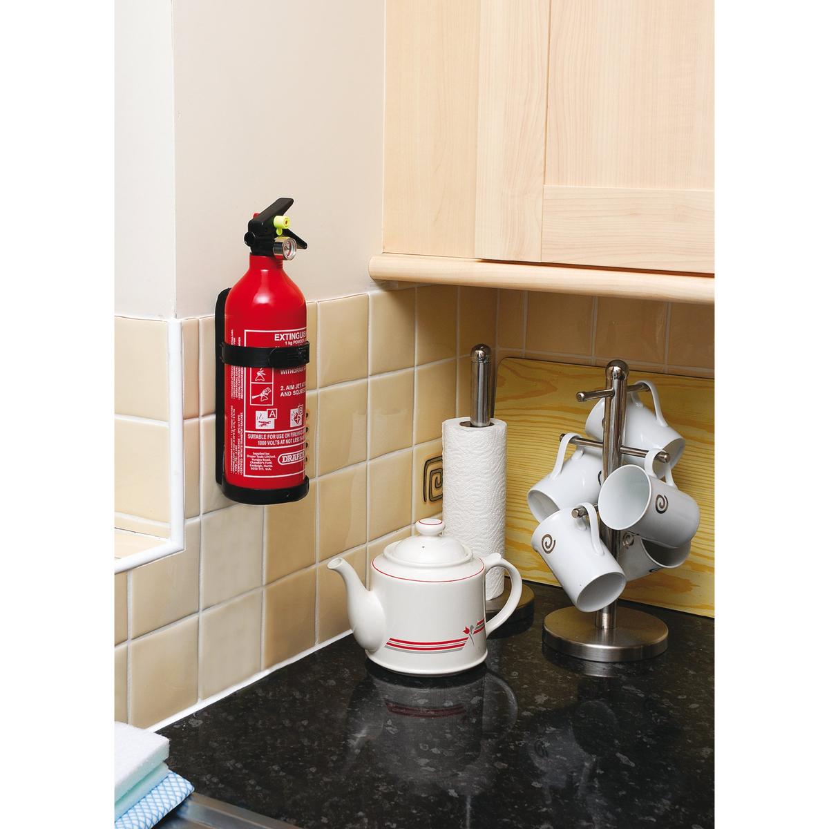 Draper Dry Powder Fire Extinguisher, 1kg - Image 2