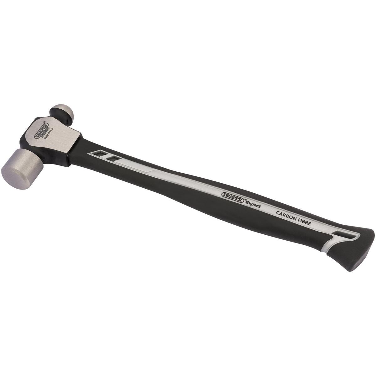 Draper Carbon Fibre Shaft Ball Pein Hammer, 450g/16oz - Image 1