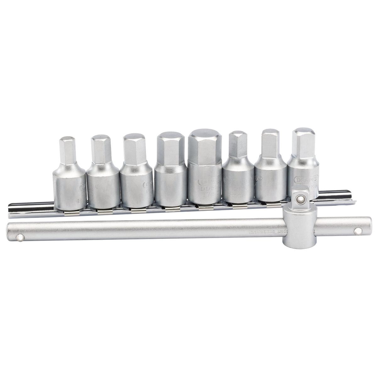 Draper Drain Plug Key Set, 3/8" Sq. Dr. (10 Piece) - Image 1