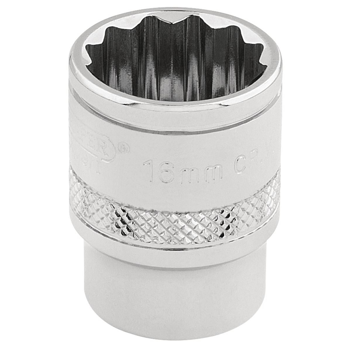 Draper HI-TORQ 12 Point Socket, 3/8" Sq. Dr., 16mm - Image 1