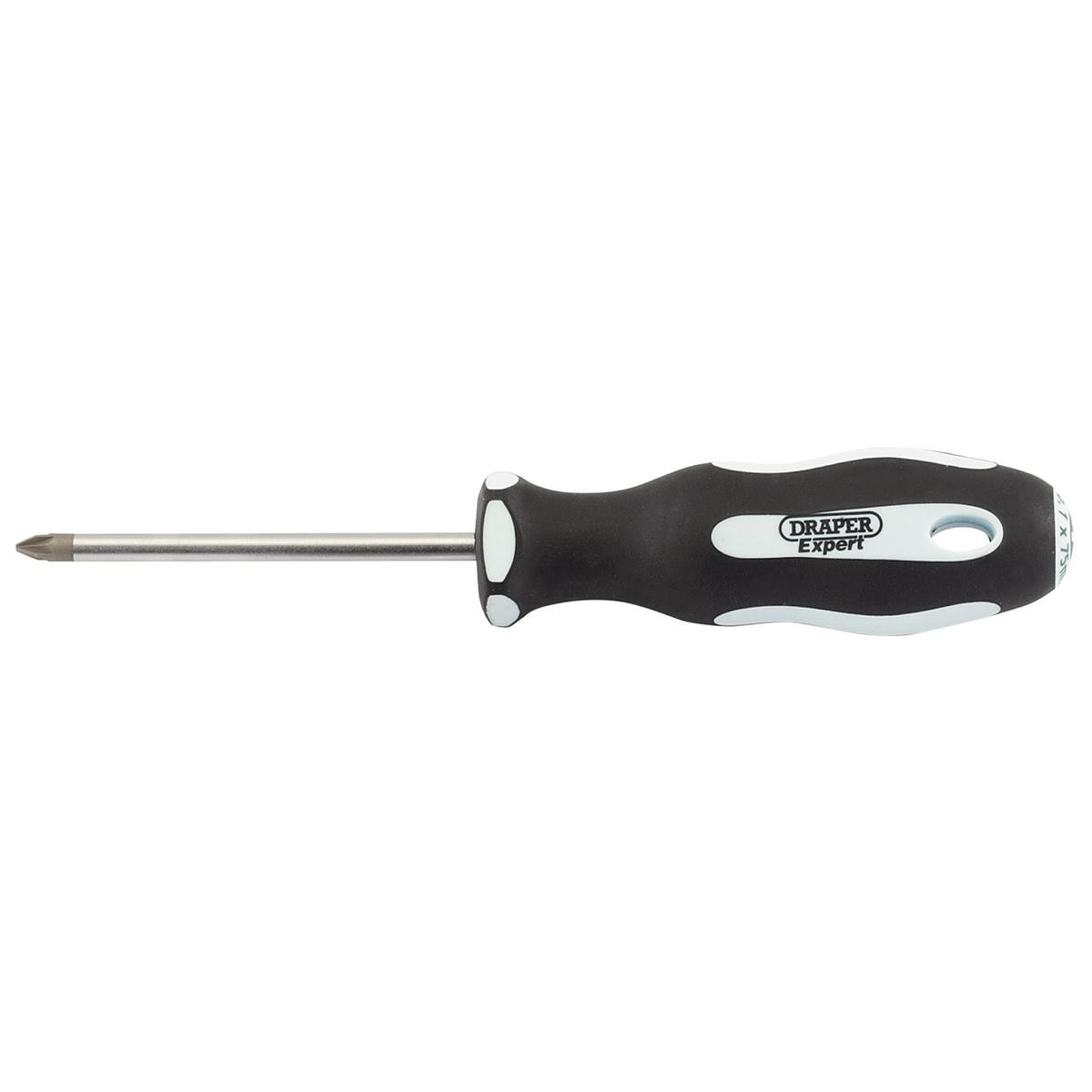 Draper PZ TYPE Soft Grip Screwdriver, No.1 x 75mm - Image 1