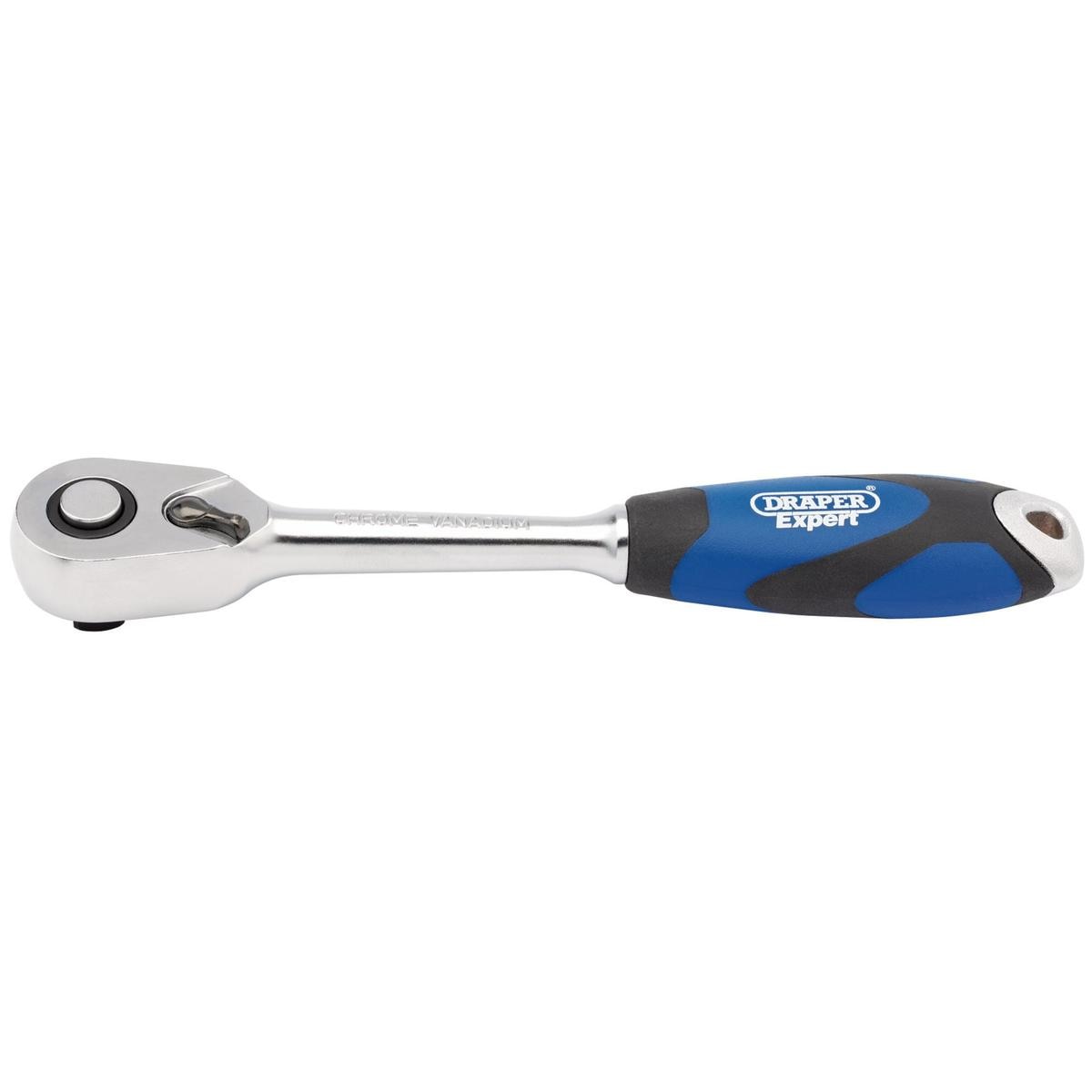 Draper Soft Grip Reversible Ratchet, 3/8" Sq. Dr., 72 Tooth - Image 1