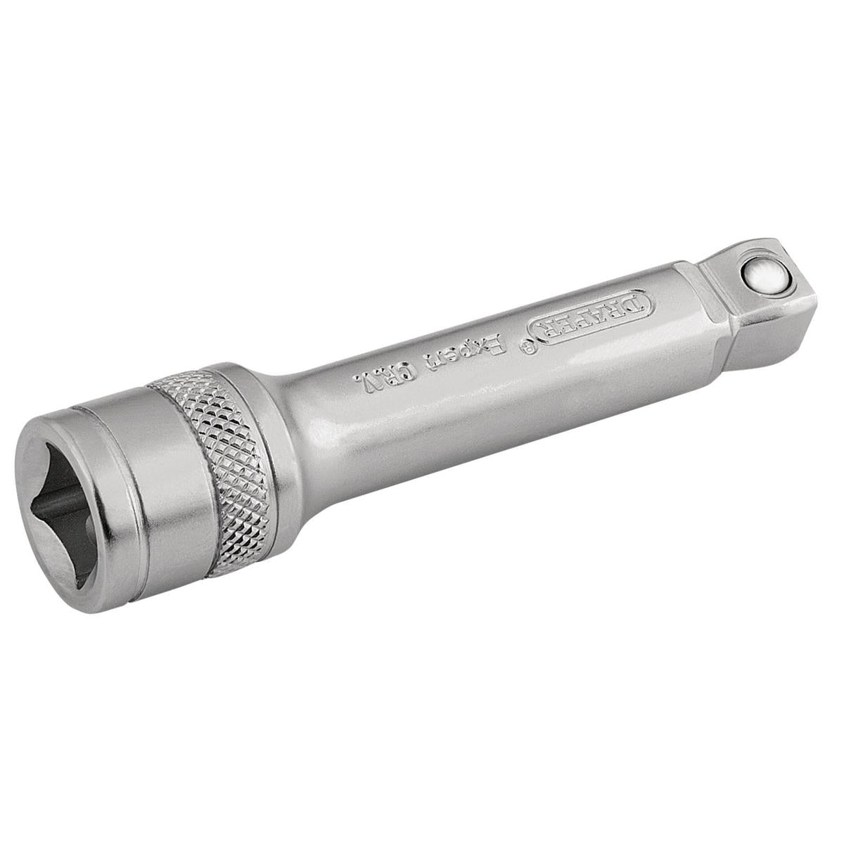 Draper Satin Chrome Wobble Extension Bar, 3/8" Sq. Dr., 75mm - Image 1