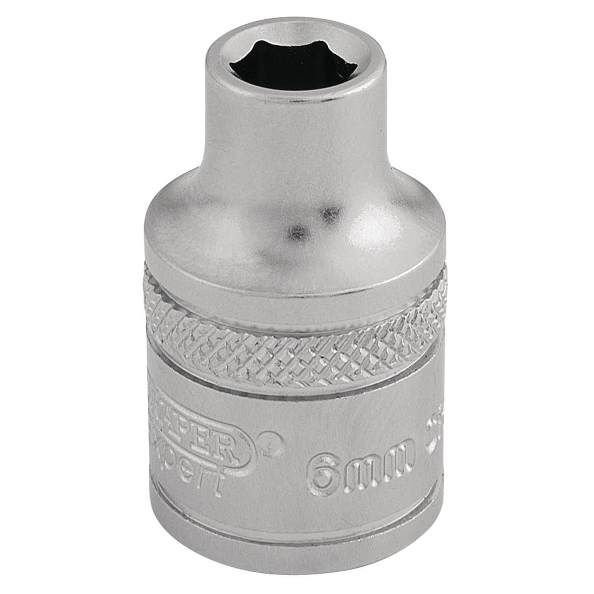 Draper 6 Point Metric Socket, 3/8" Sq. Dr., 6mm - Image 1