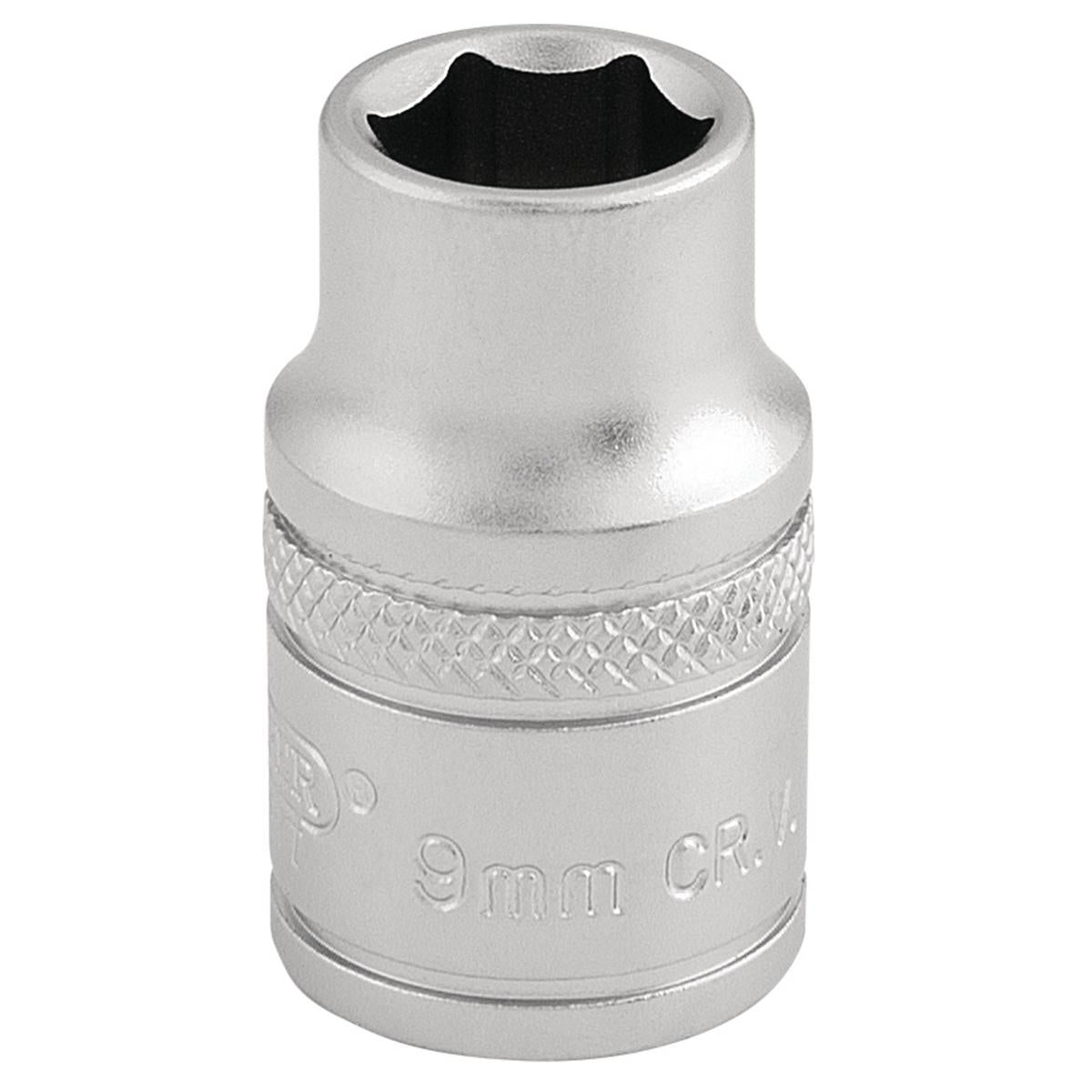 Draper 6 Point Metric Socket, 3/8" Sq. Dr., 9mm - Image 1