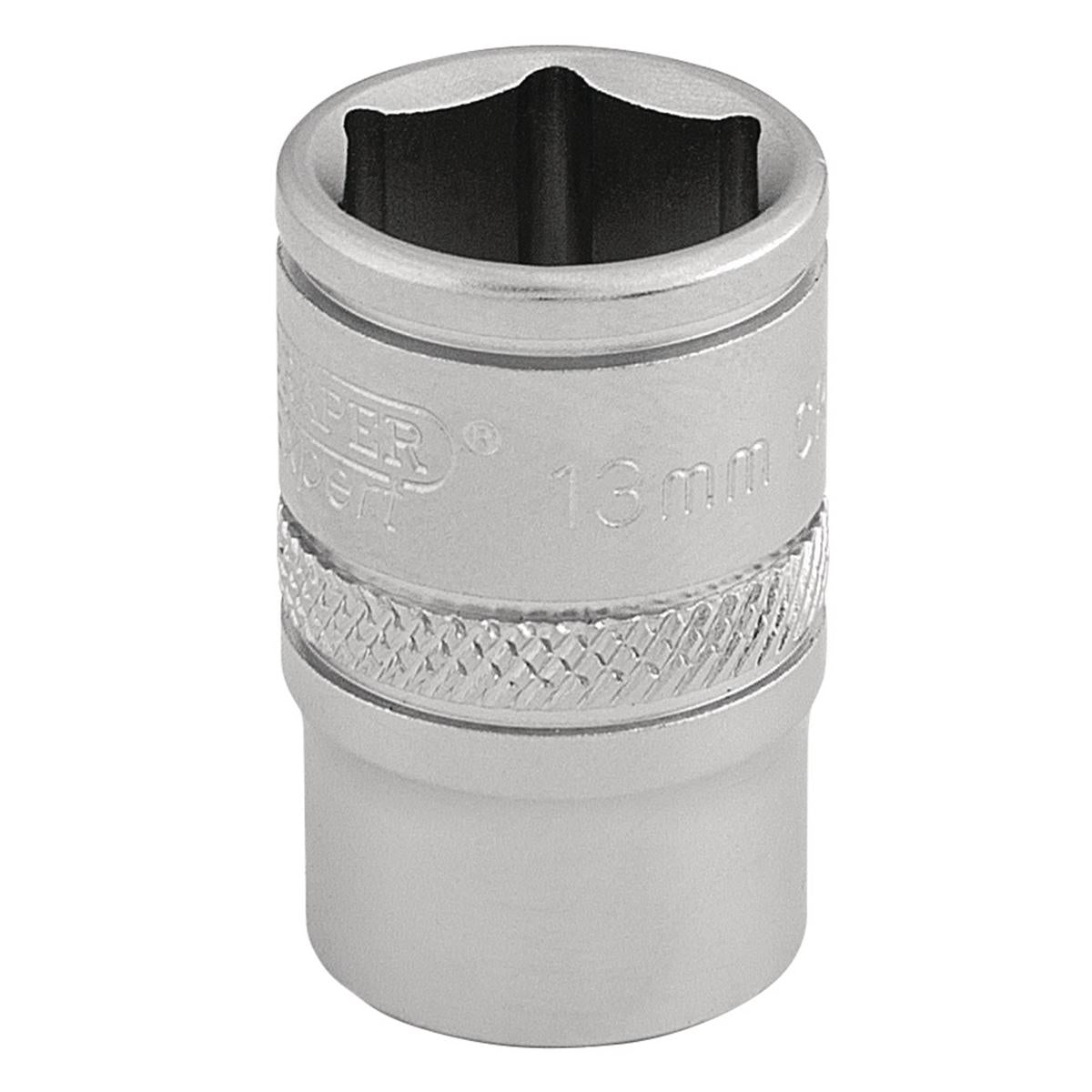 Draper 6 Point Metric Socket, 3/8" Sq. Dr., 13mm - Image 1