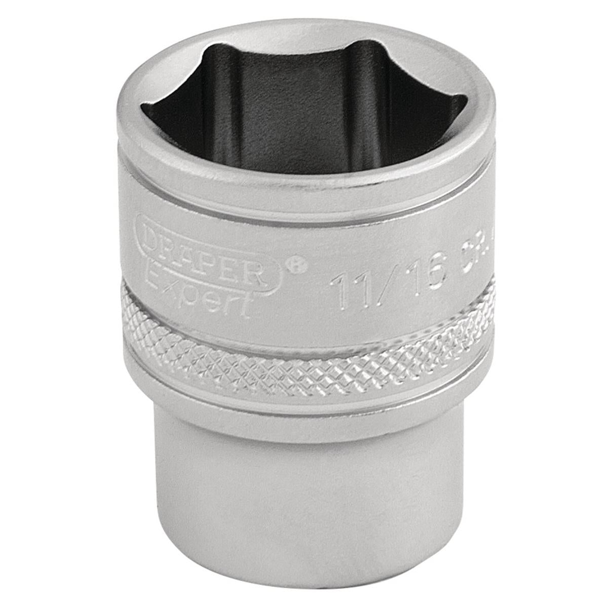 Draper 6 Point Imperial Socket, 3/8" Sq. Dr., 11/16" - Image 1
