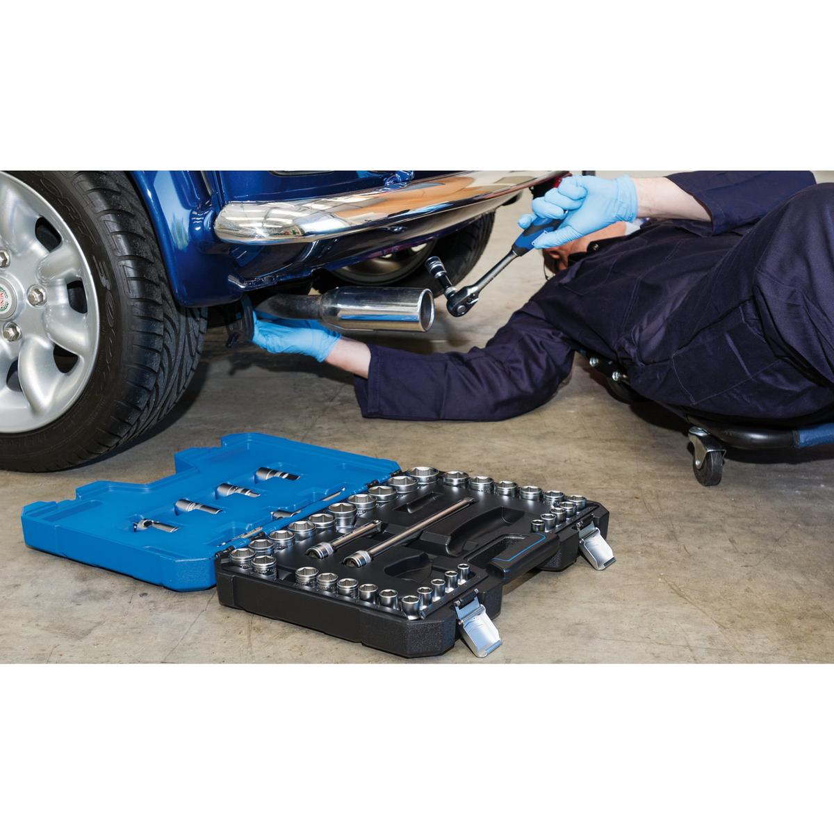 Draper Expert Combined MM/AF Socket Set, 1/2" Sq. Dr. (41 Piece) - Image 2