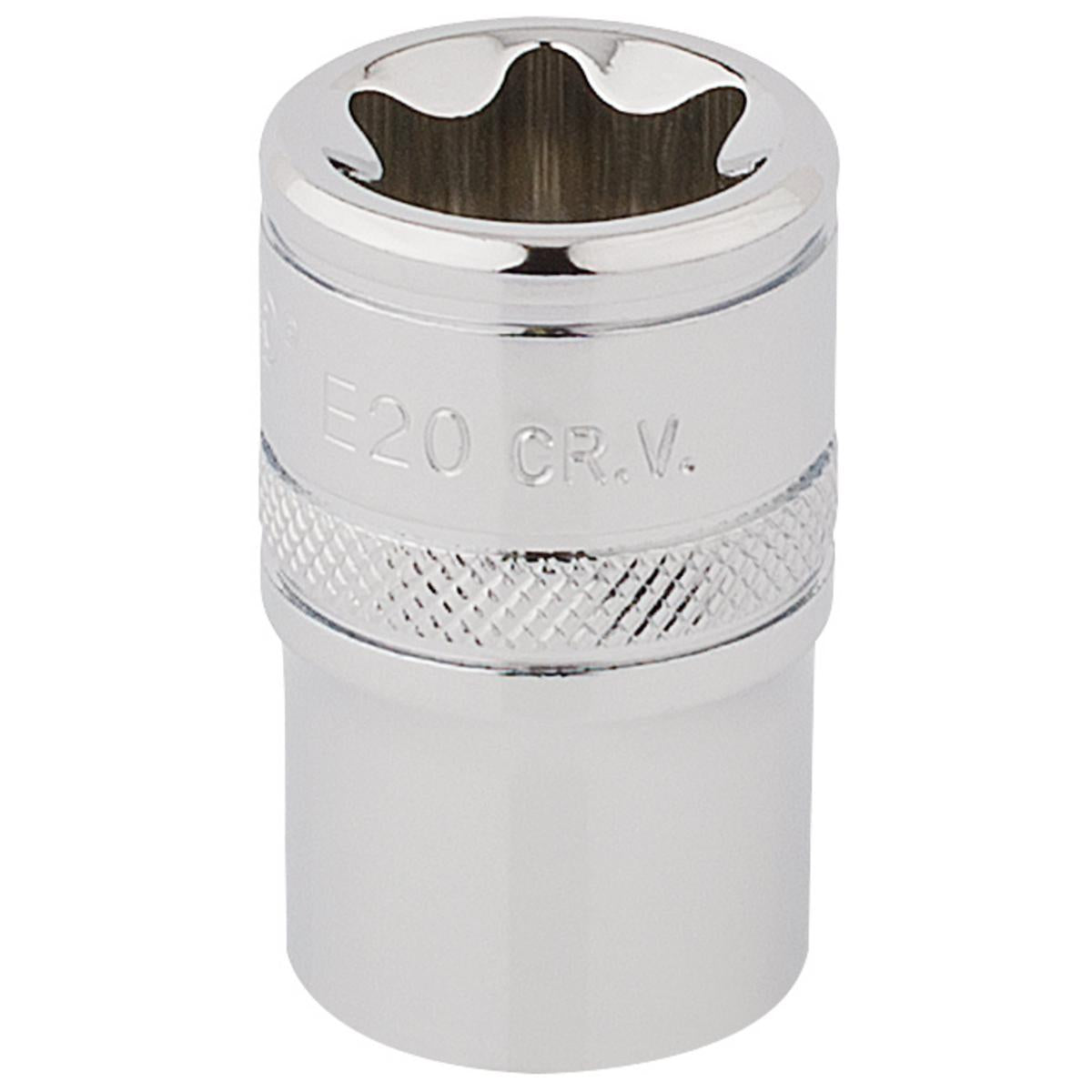 Draper TX-STAR Socket, 1/2" Sq. Dr., E20 - Image 1