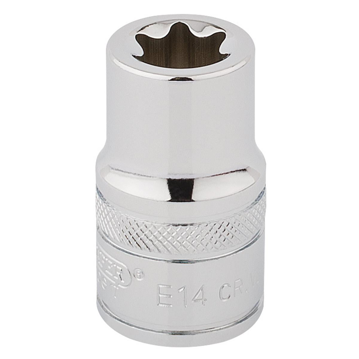 Draper TX-STAR Socket, 1/2" Sq. Dr., E14 - Image 1