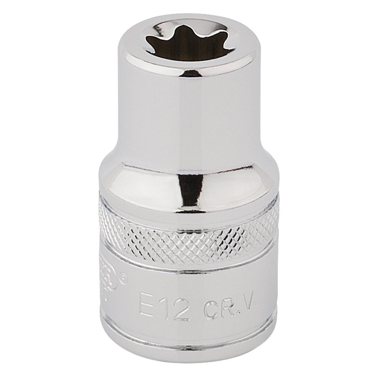 Draper TX-STAR Socket, 1/2" Sq. Dr., E12 - Image 1
