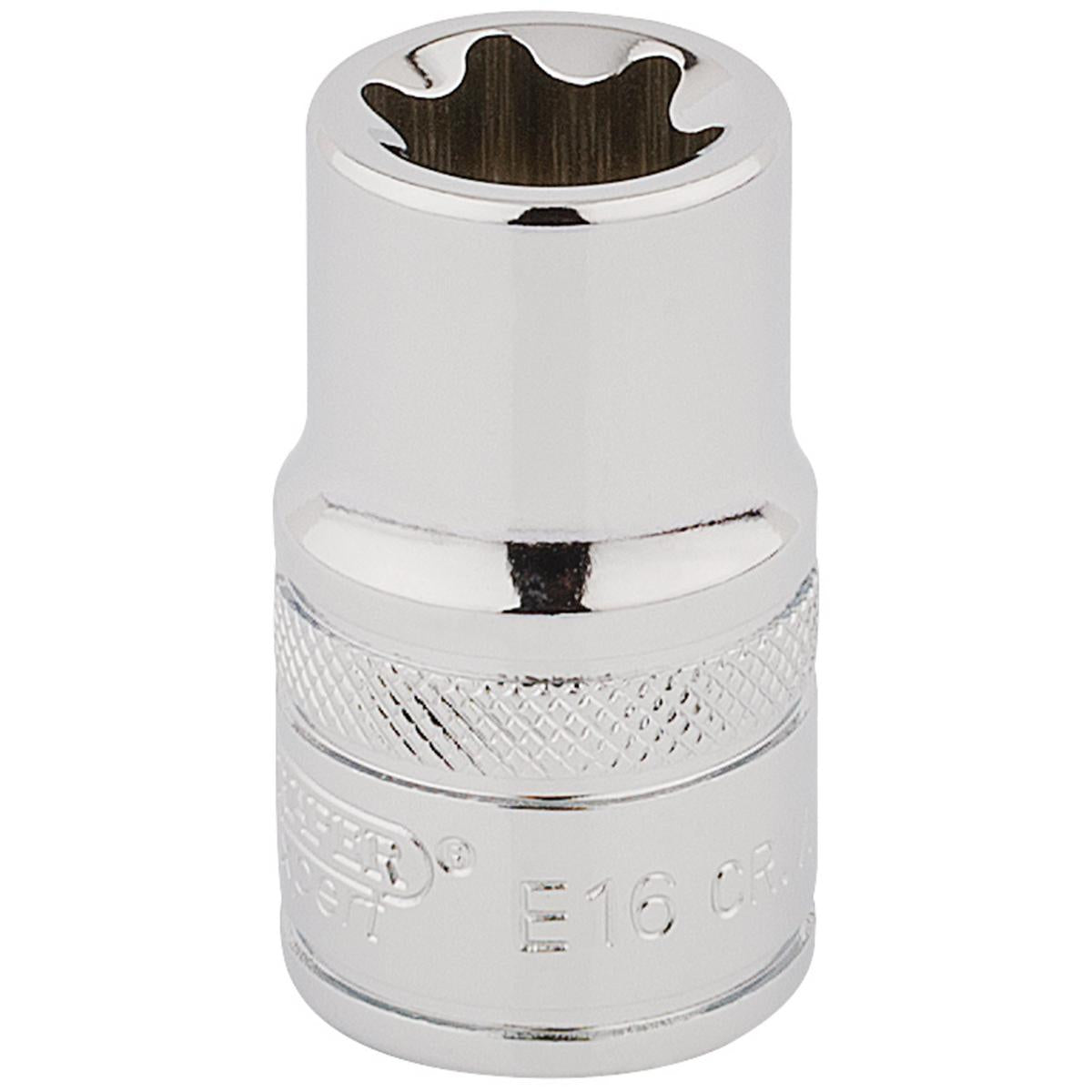 Draper TX-STAR Socket, 1/2" Sq. Dr., E16 - Image 1