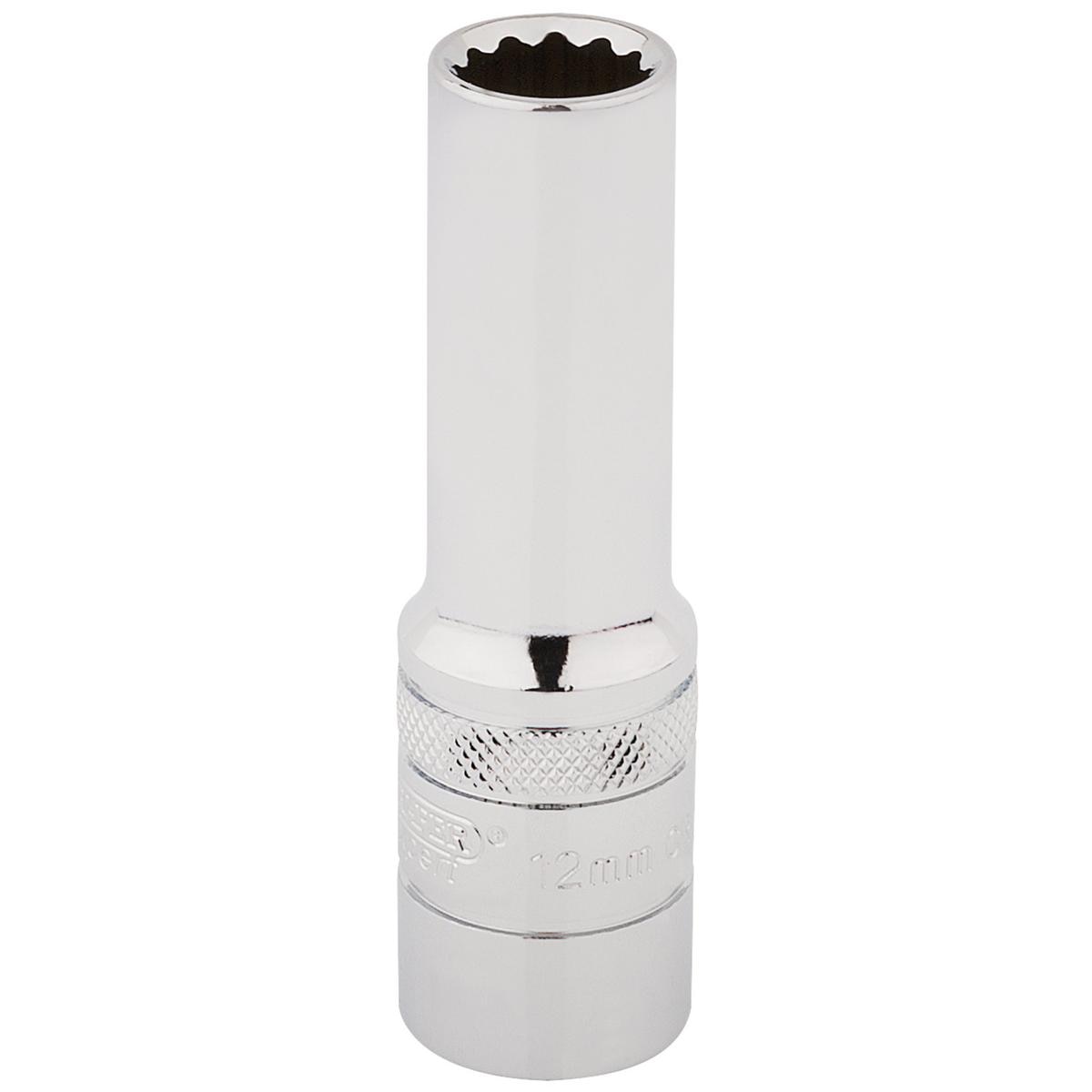 Draper HI-TORQ 12 Point Deep Socket, 1/2" Sq. Dr., 12mm - Image 1