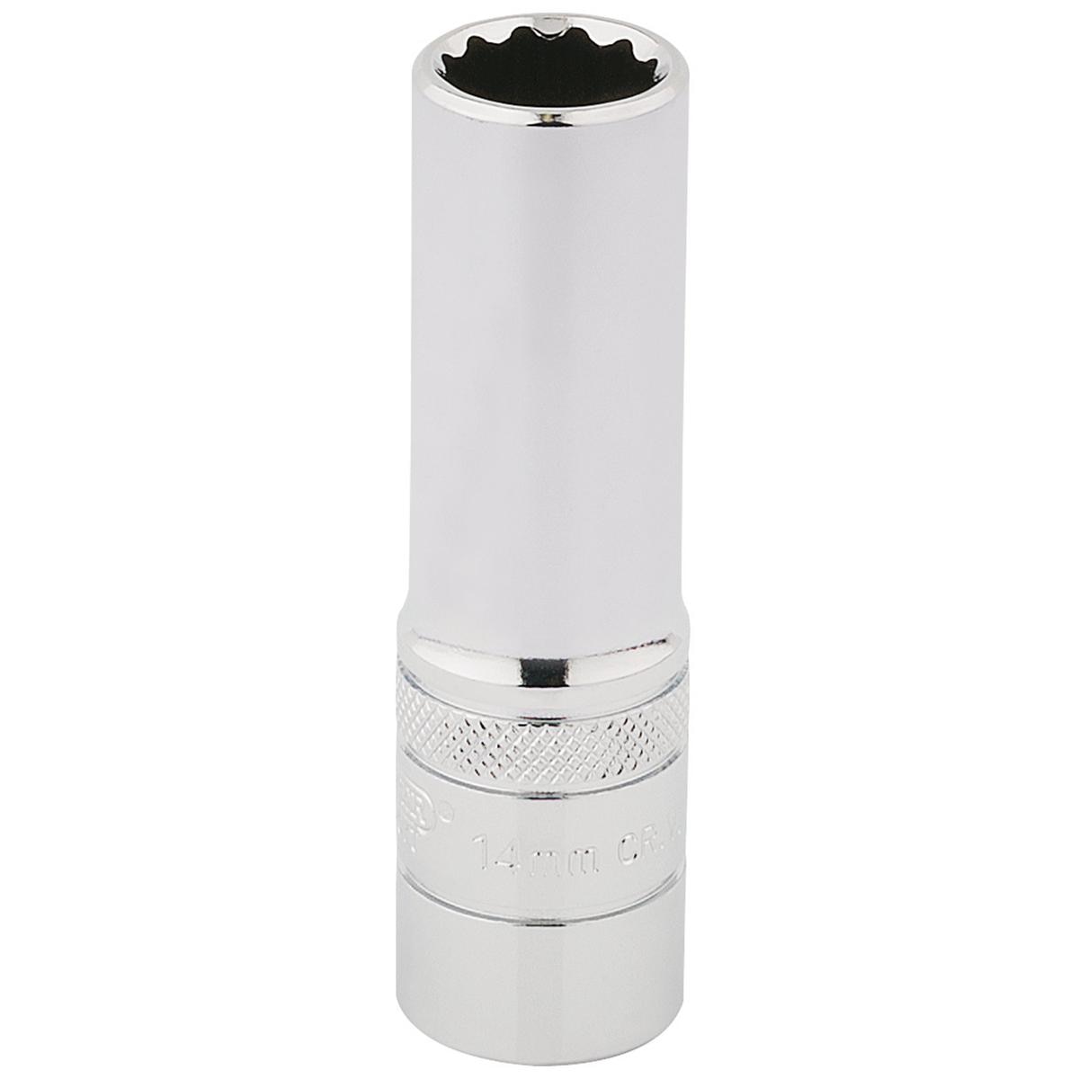 Draper HI-TORQ 12 Point Deep Socket, 1/2" Sq. Dr., 14mm - Image 1