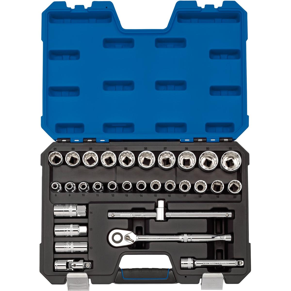Draper Metric Socket Set, 1/2" Sq. Dr. (30 Piece) - Image 1