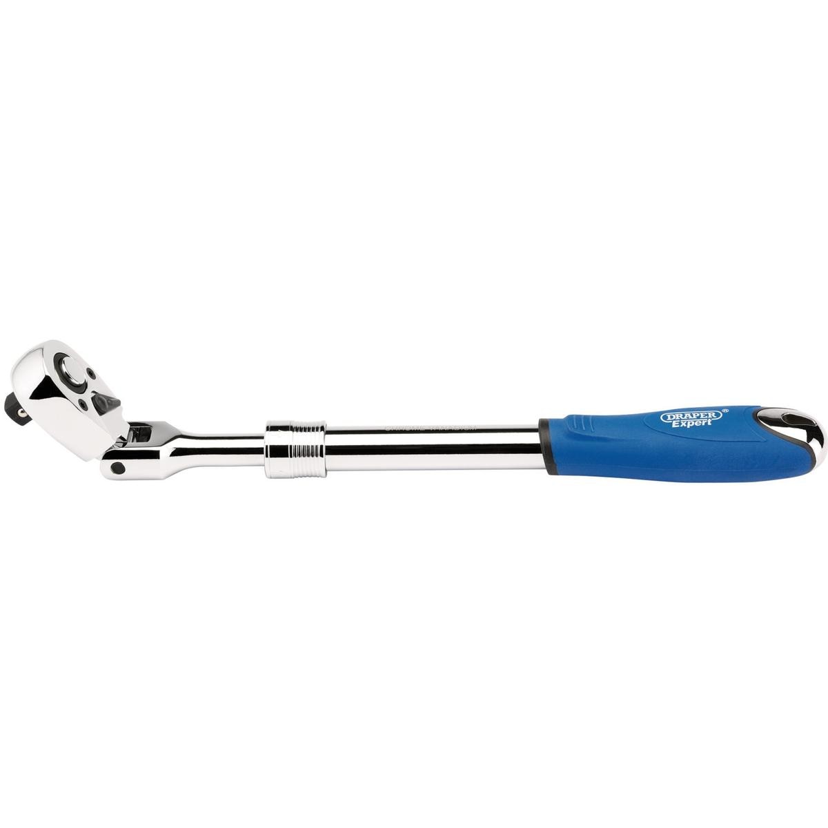 Draper Flexible Head Extending Reversible Ratchet, 1/2" Sq. Dr., 72 Tooth - Image 1