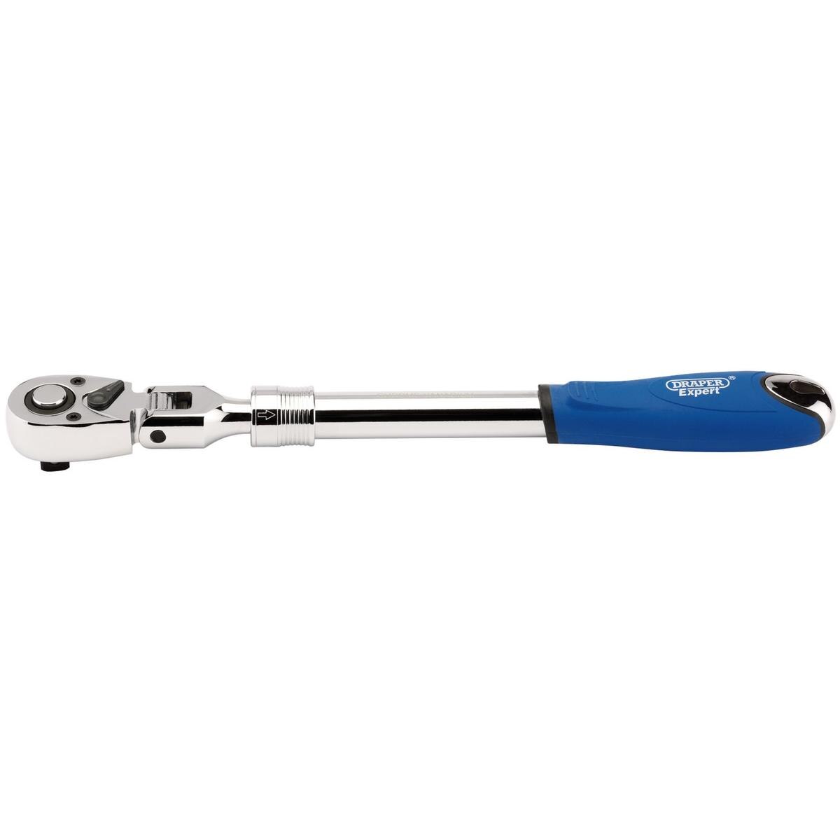 Draper Flexible Head Extending Reversible Ratchet, 1/2" Sq. Dr., 72 Tooth - Image 2