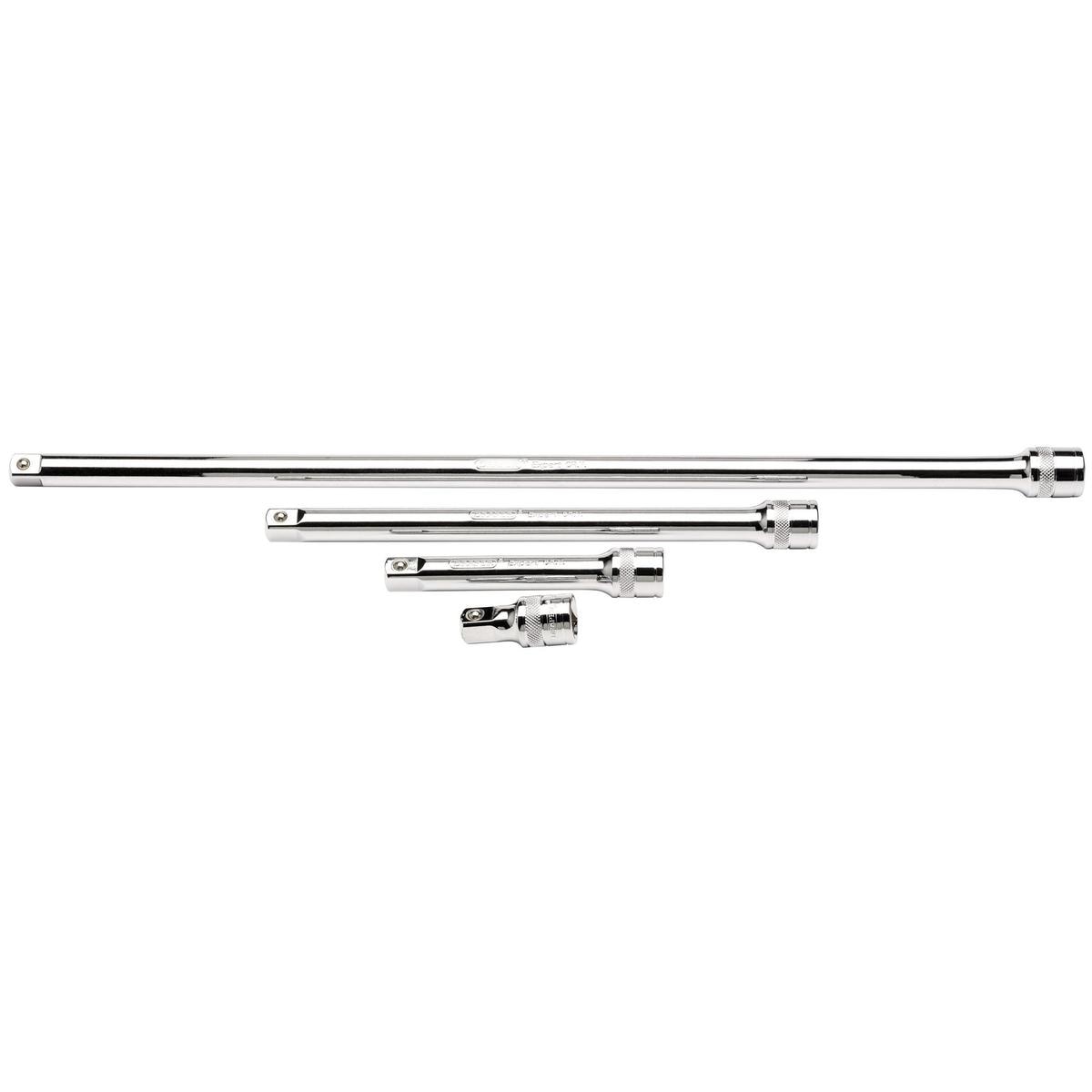 Draper Extension Bar Set, 1/2" Sq. Dr., Polished Chrome (4 Piece) - Image 1