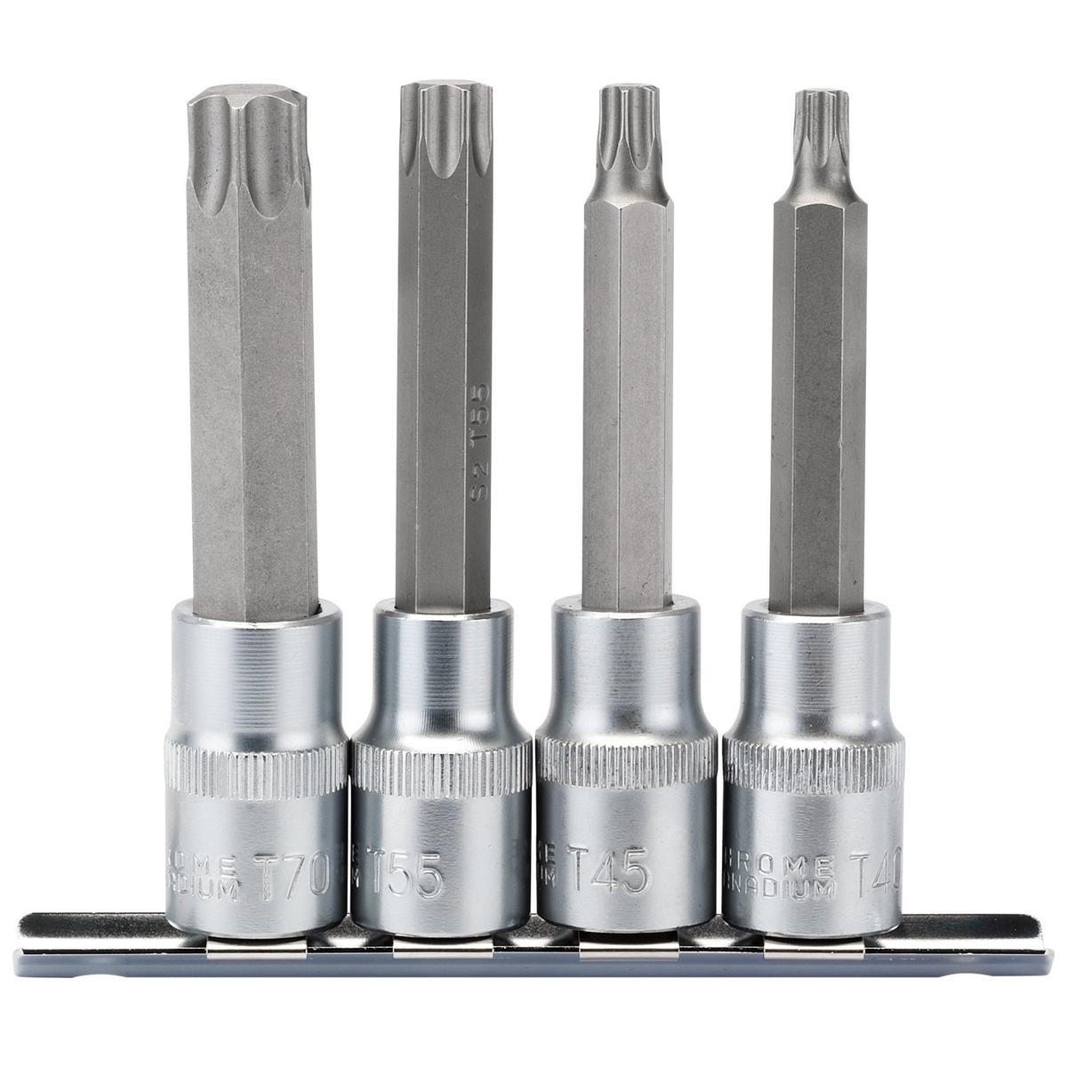 Draper TX-STAR Socket Bit Set, 1/2" Sq. Dr. (4 Piece) - Image 1
