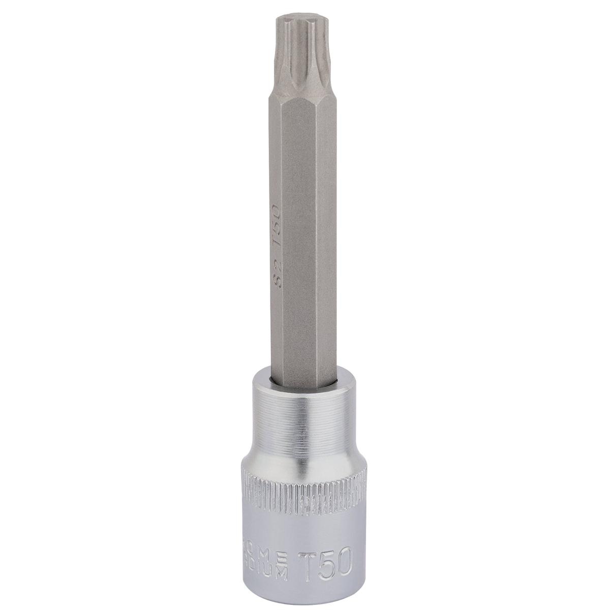 Draper TX-STAR Socket Bit, 1/2" Sq. Dr., T50 x 100mm - Image 1