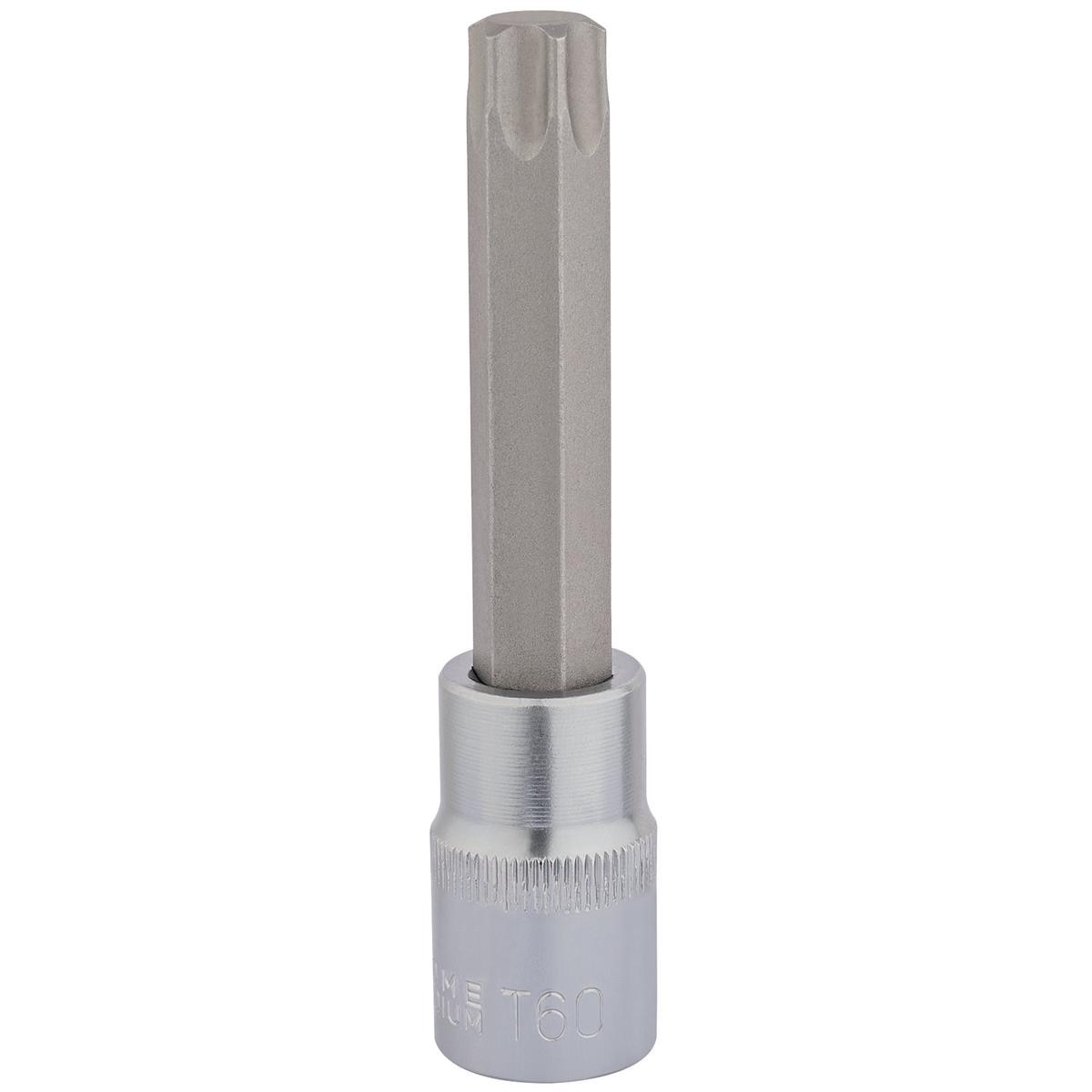 Draper TX-STAR Socket Bit, 1/2" Sq. Dr., T60 x 100mm - Image 1