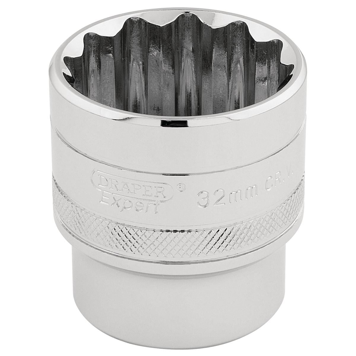 Draper HI-TORQ 12 Point Socket, 1/2" Sq. Dr., 32mm - Image 1