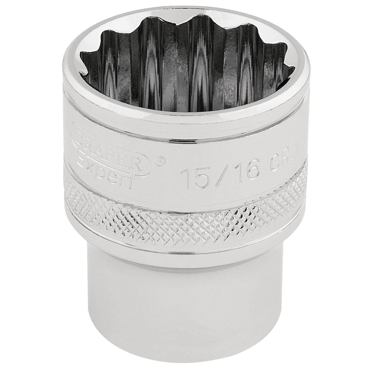 Draper HI-TORQ 12 Point Socket, 1/2" Sq. Dr., 15/16" - Image 1