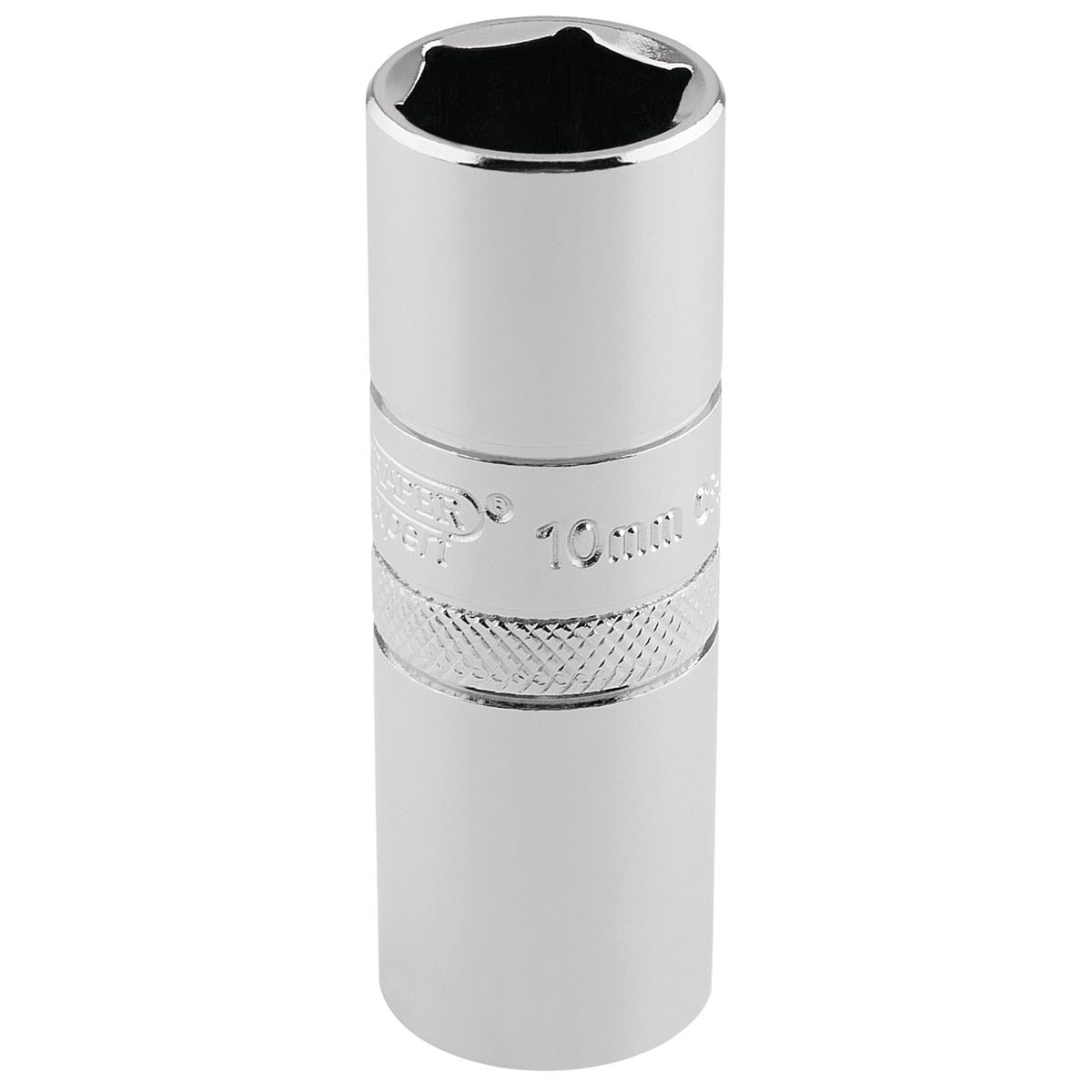 Draper 10mm Thread 6 Point Spark Plug Socket, 1/2" Sq. Dr., 16mm - Image 1
