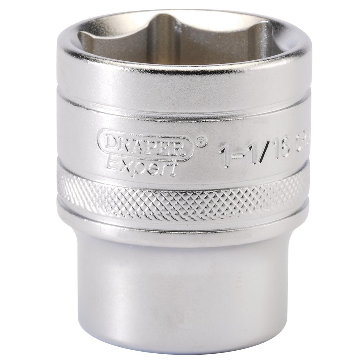 Draper 6 Point Imperial Socket, 1/2" Sq. Dr., 1.1/16" - Image 1