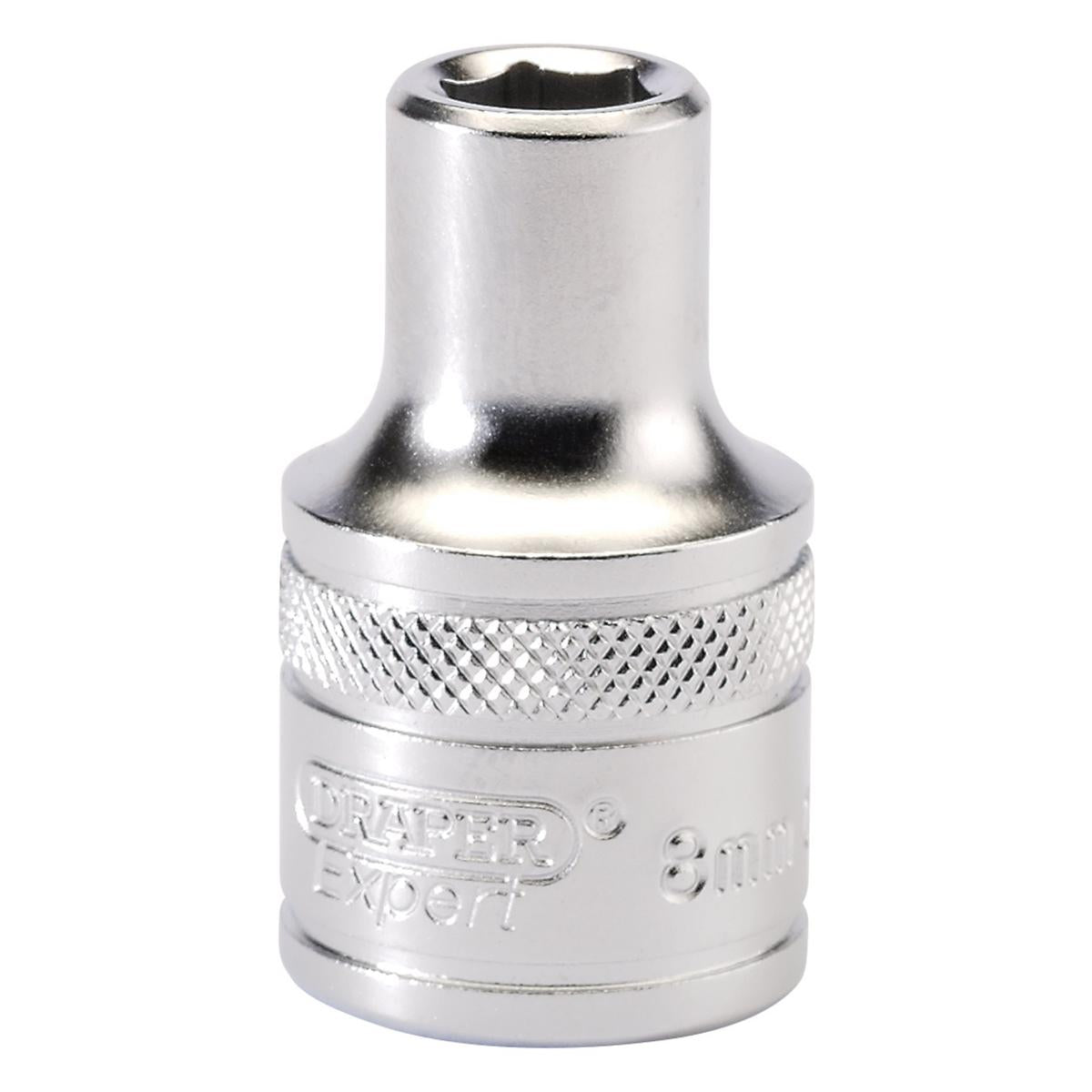 Draper 6 Point Metric Socket, 1/2" Sq. Dr., 8mm - Image 1