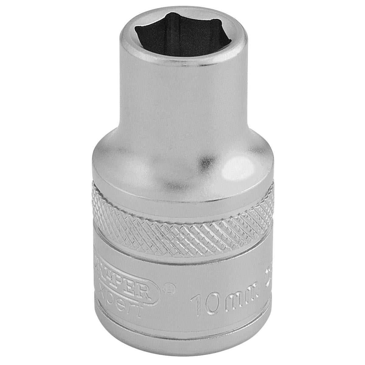 Draper 6 Point Metric Socket, 1/2" Sq. Dr., 10mm - Image 1