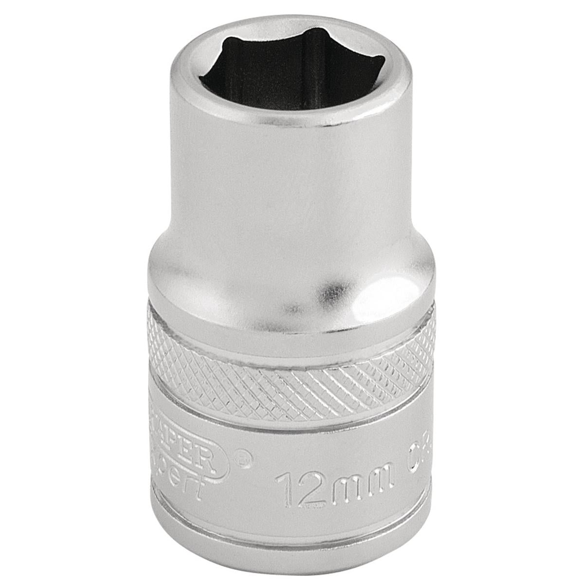 Draper 6 Point Metric Socket, 1/2" Sq. Dr., 12mm - Image 1