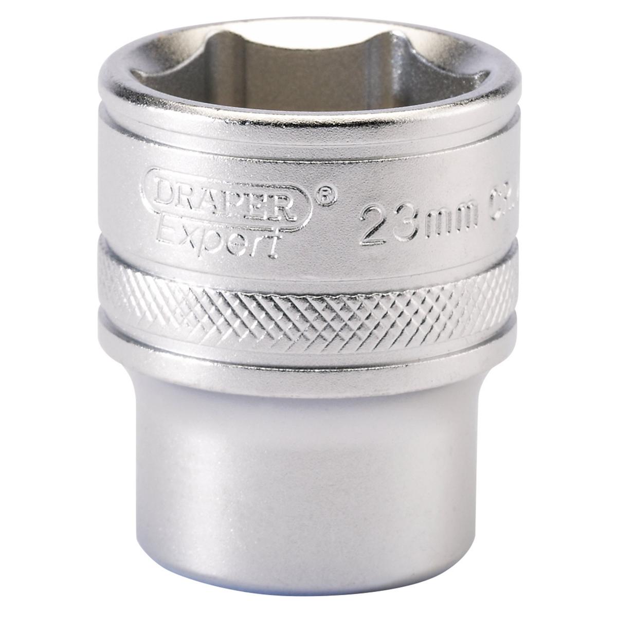 Draper 6 Point Metric Socket, 1/2" Sq. Dr., 23mm - Image 1