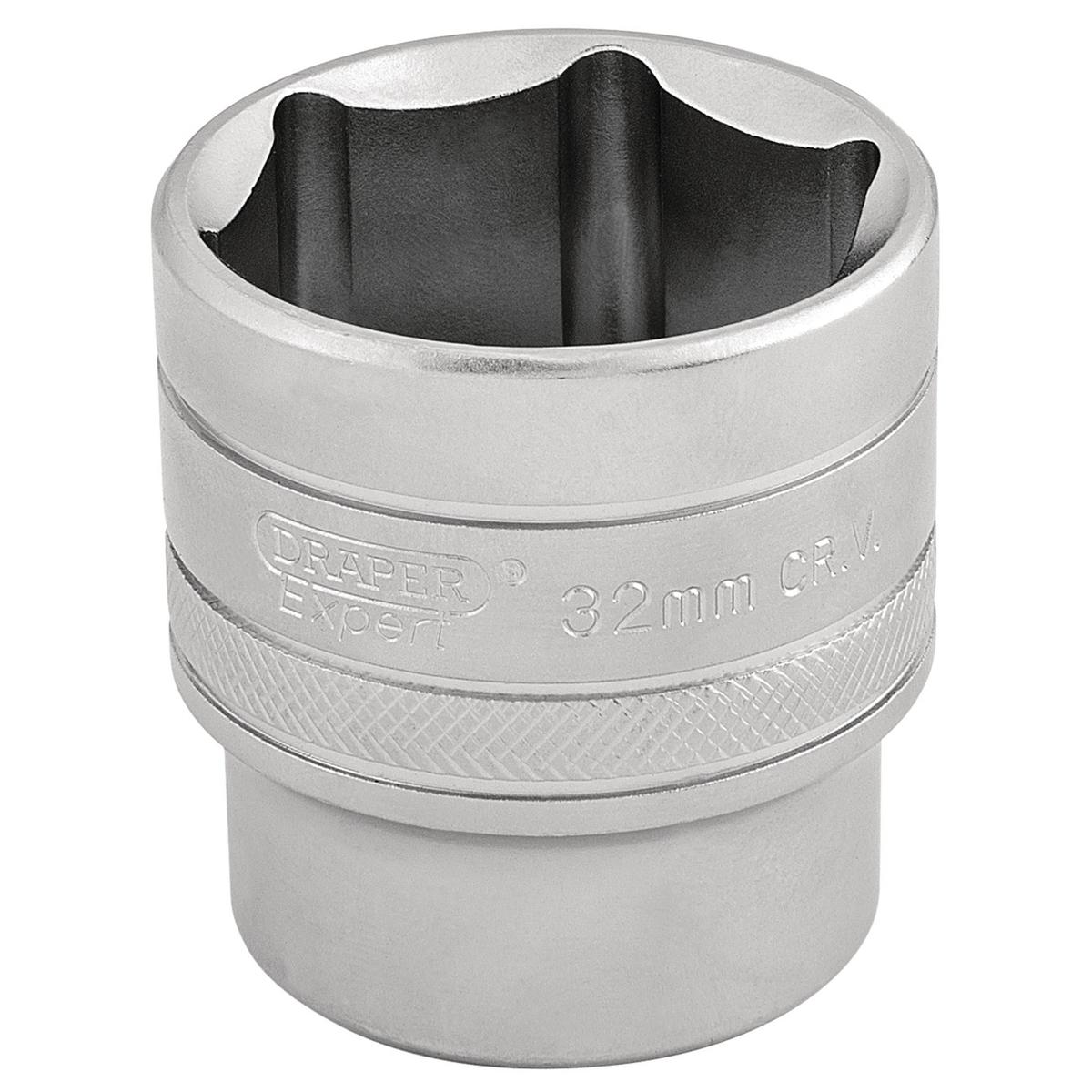 Draper 6 Point Metric Socket, 1/2" Sq. Dr., 32mm - Image 1