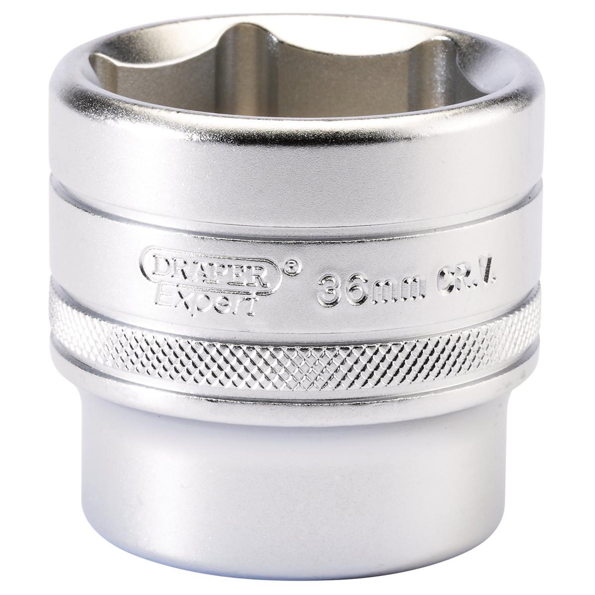 Draper 6 Point Metric Socket, 1/2" Sq. Dr., 36mm - Image 1