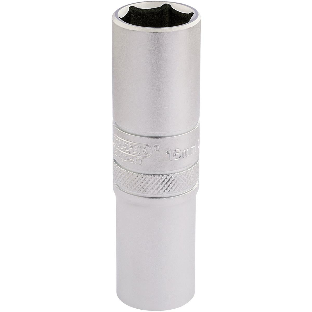 Draper 6 Point Metric Deep Socket, 1/2" Sq. Dr., 16mm - Image 1
