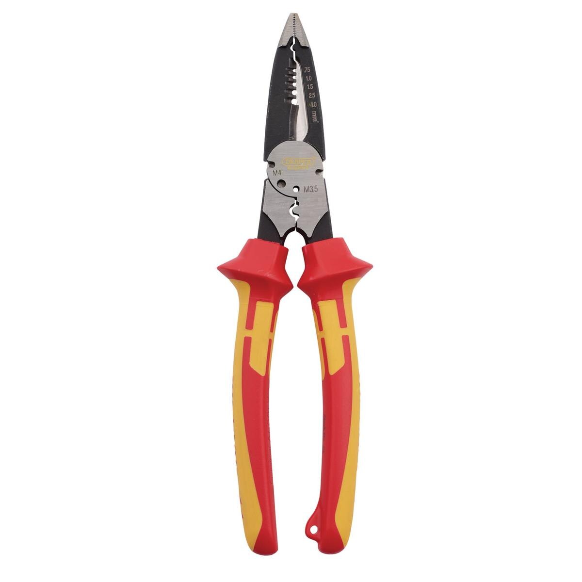 Draper XP1000 VDE Multi-Purpose Pliers, 225mm, Tethered - Image 2