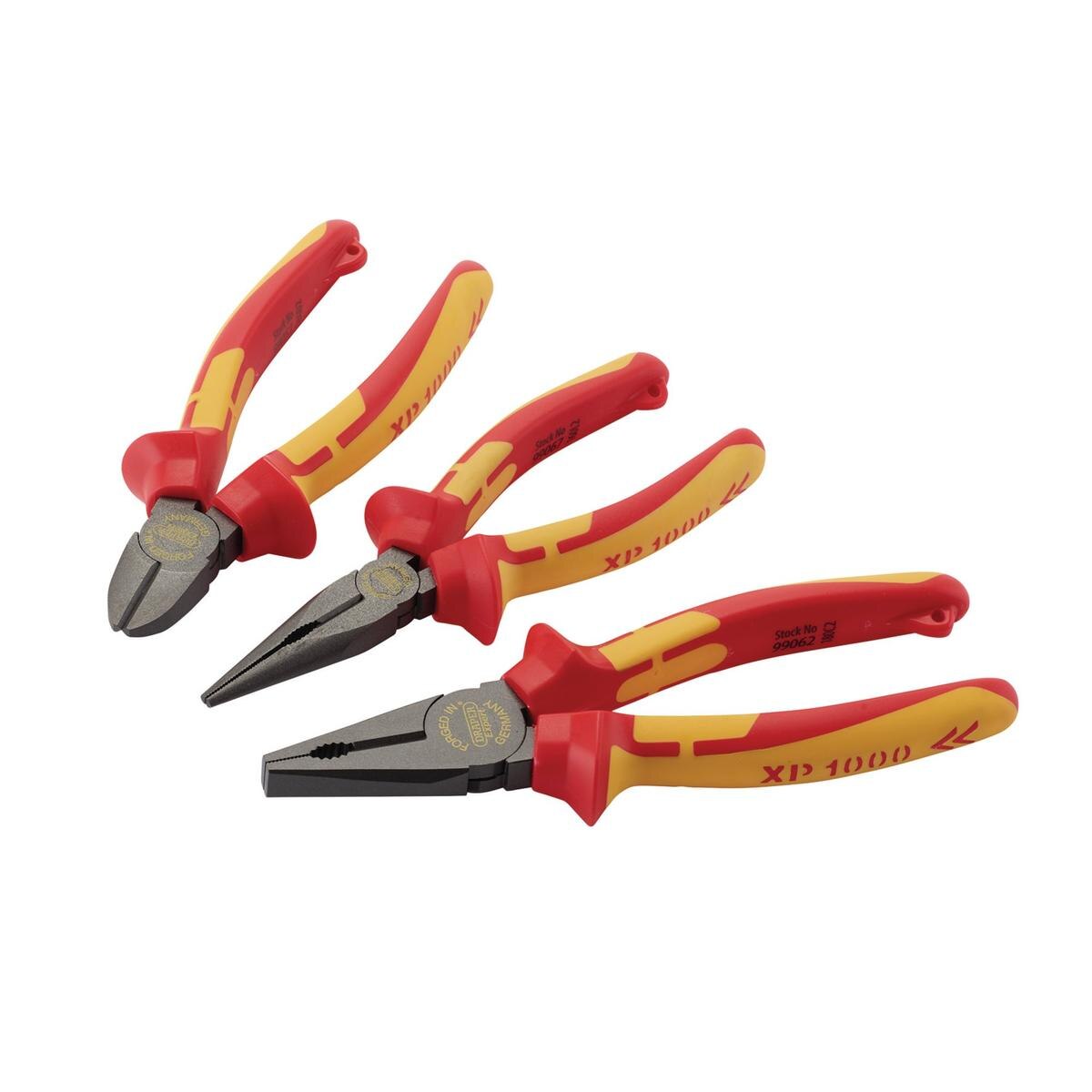 Draper XP1000 VDE Pliers Set, Tethered (3 Piece) - Image 2