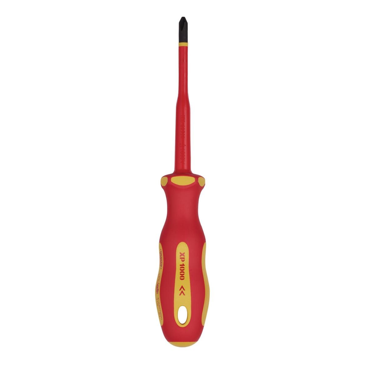 Draper XP1000 VDE Slimline Cross Slot Screwdriver, No.2 x 100mm - Image 2