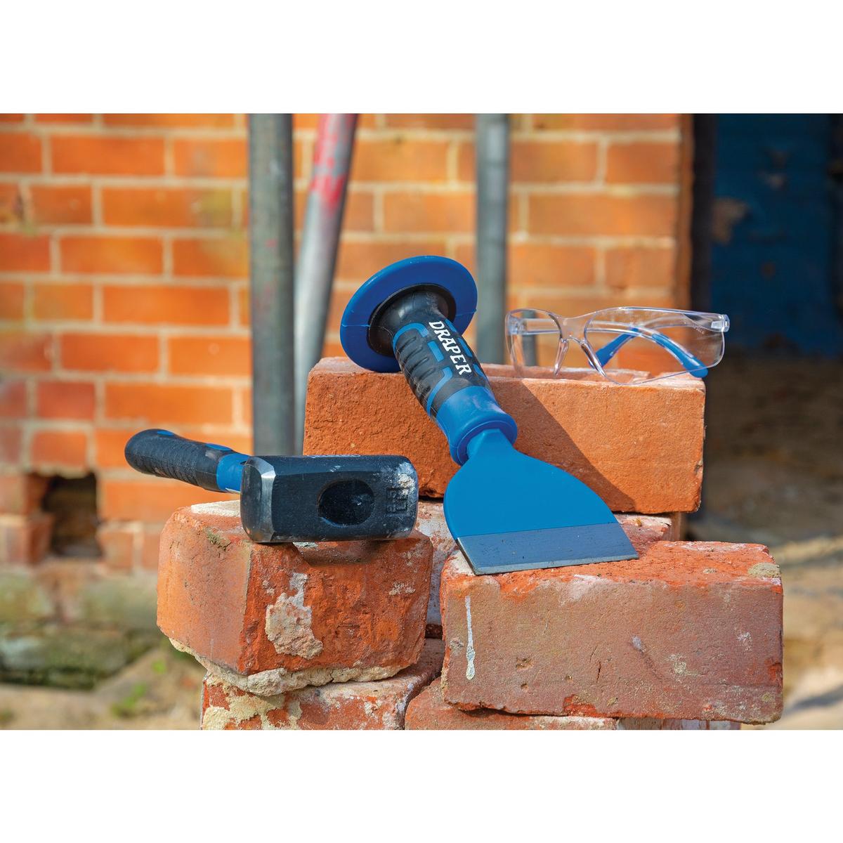 Draper Expert Brick Bolster with Guard, 100mm - Image 4