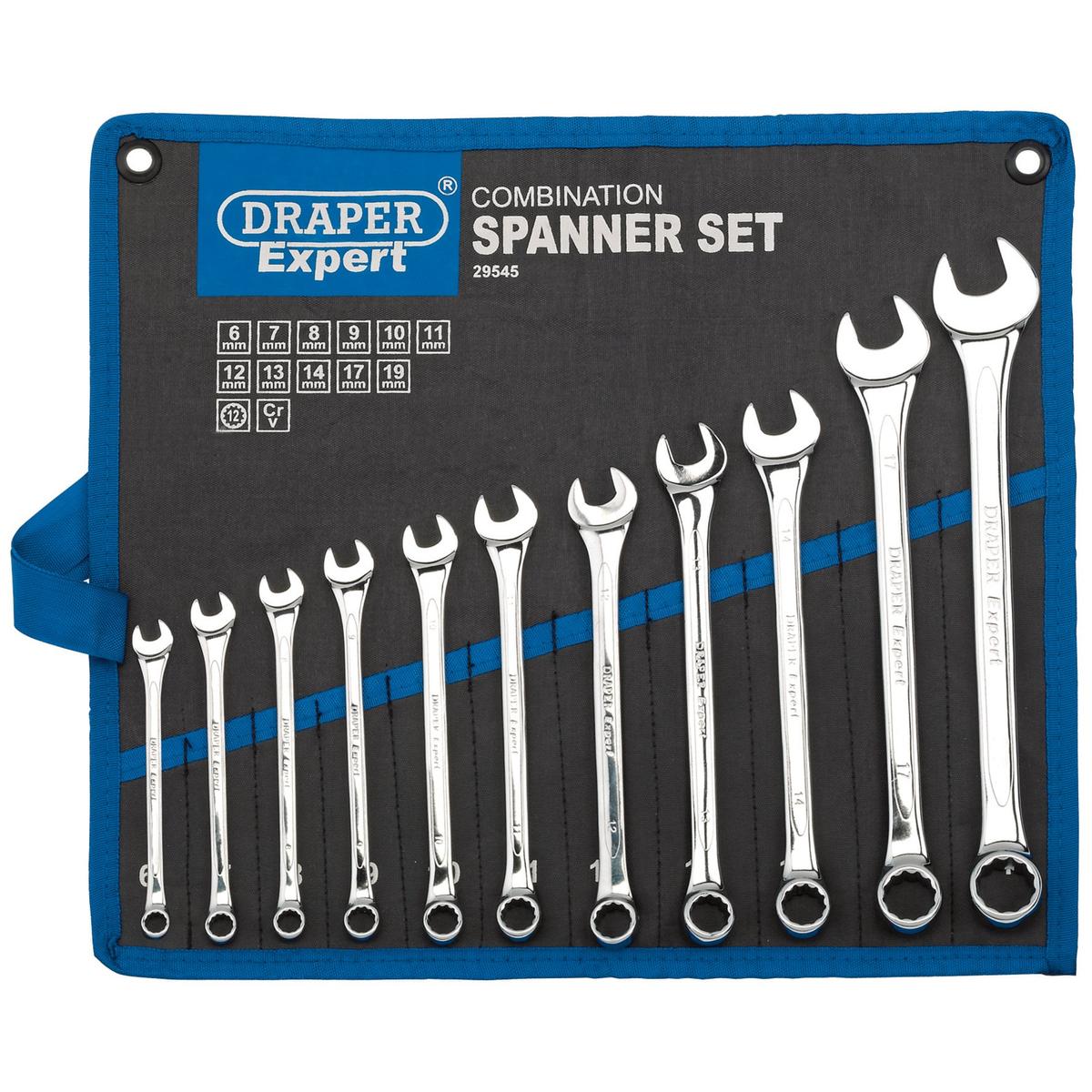 Draper Expert HI-TORQ Metric Combination Spanner Set (11 Piece) - Image 1