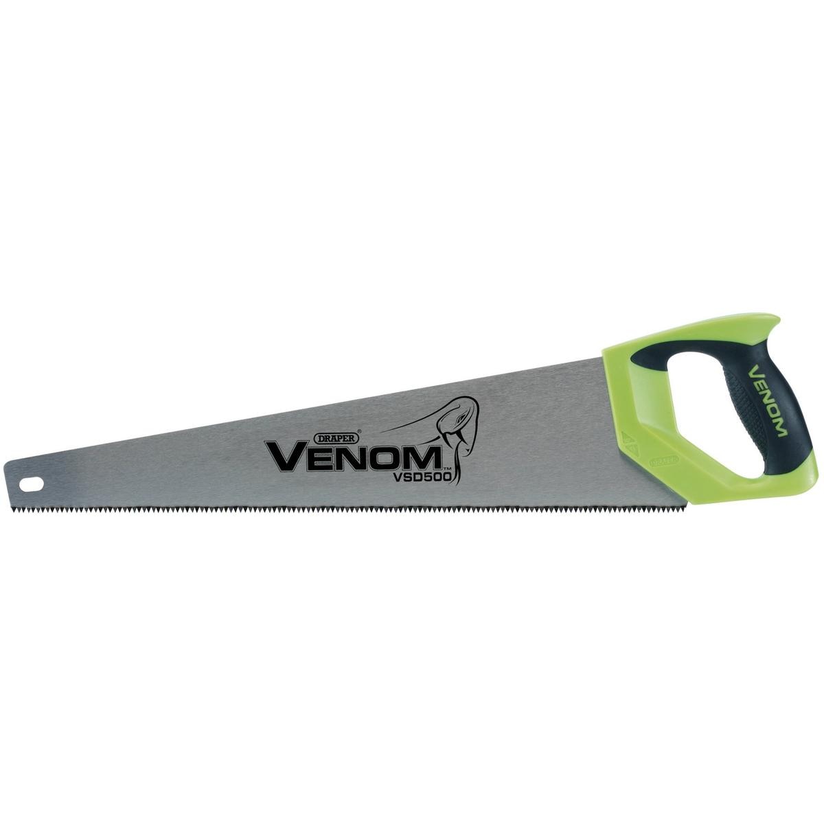 Draper Venom First Fix Double Ground Handsaw, 500mm, 7tpi/8ppi - Image 1