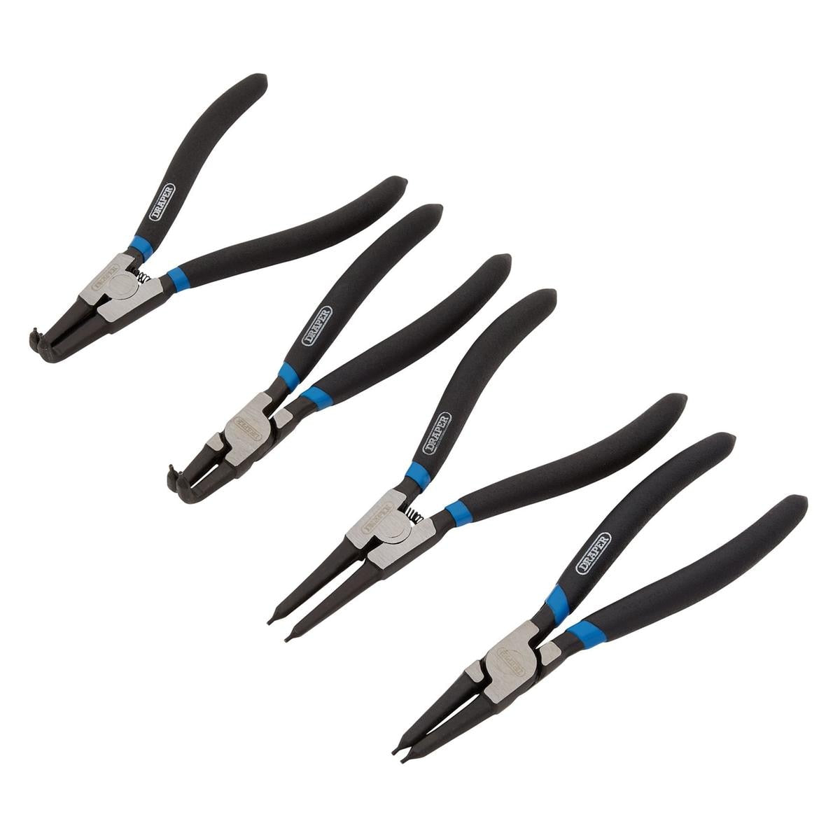 Draper Internal and External Circlip Pliers Set (4 Piece) - Image 1