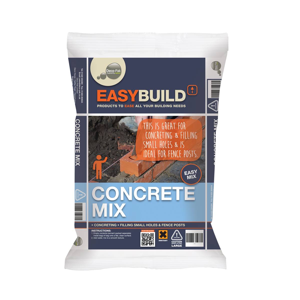 Deco-Pak Easy Build Concrete Mix 2 Pack - Image 1