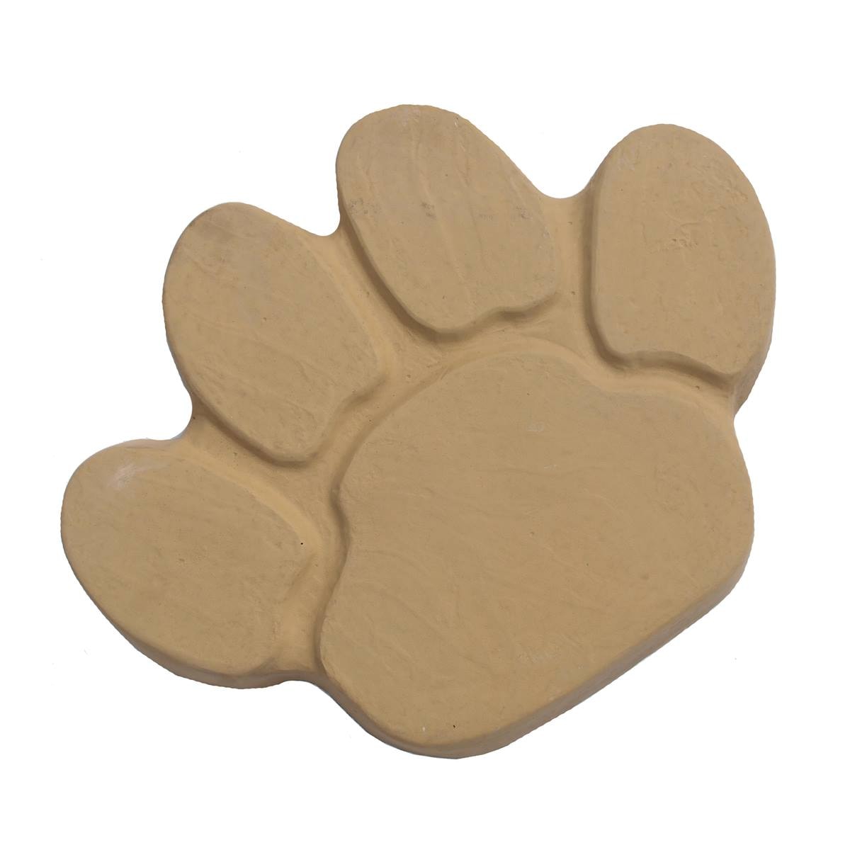 Deco-Pak Animal Paw Stepping Stone - Buff Gold - Image 1