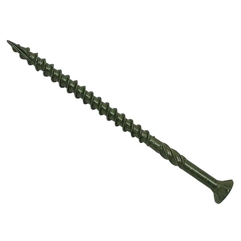 Forgefix Spectre Advanced Deck PZ Compatible Screw CSK Green 4.5 x 75mm Box 200 - FORSPDS4575G - Image 1