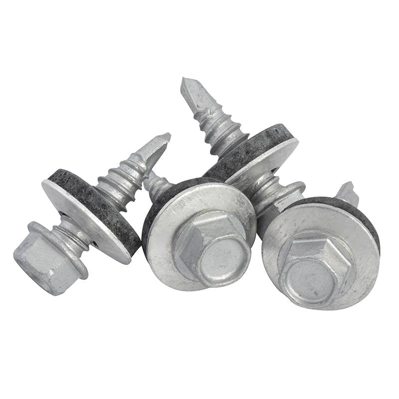 Forgefix TechFast Hex Head Stitching Screw Self-Drill 6.3 x 22mm Pack 100 - FORTFHS6322 - Image 1