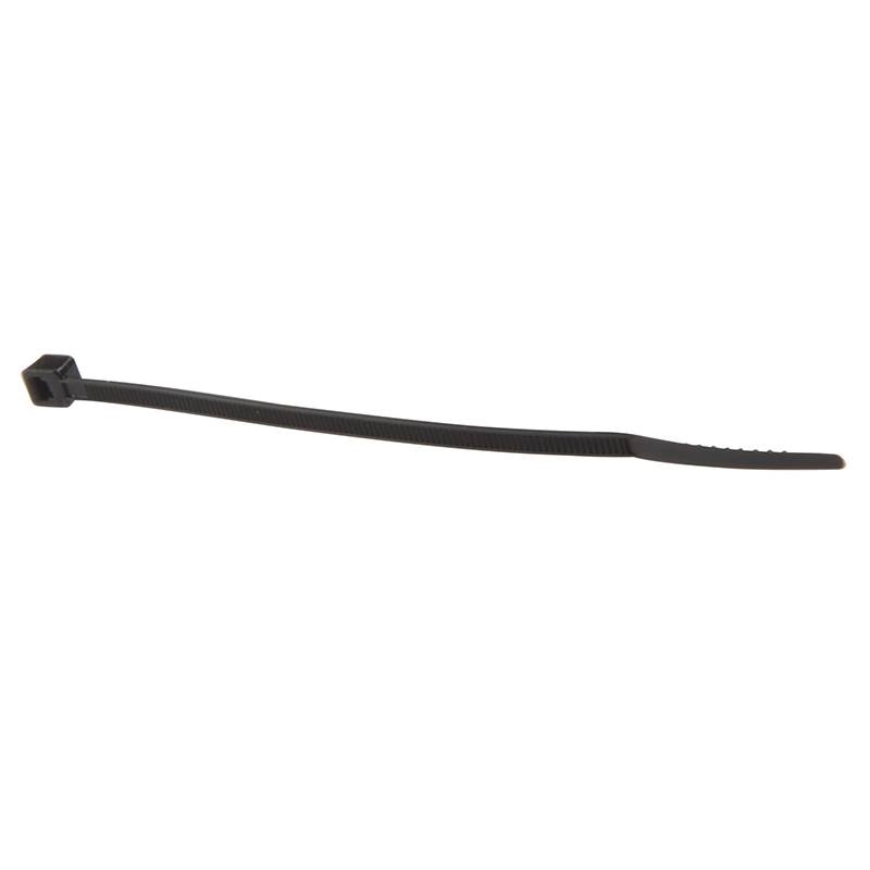Forgefix Cable Tie Black 4.6 x 200mm (Bag 100) - FORCT200B - Image 1